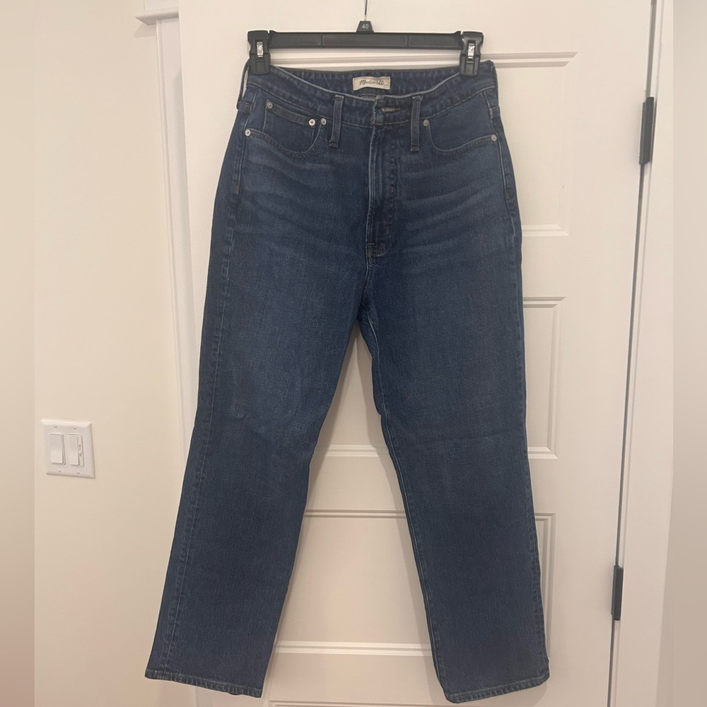 Women’s Madewell Curvy Perfect Vintage Straight Jean Size 30